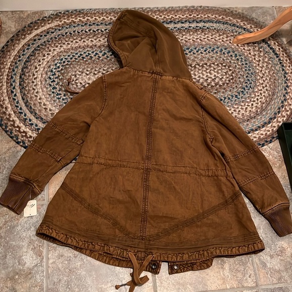 Free People Surplus Future Parka In Olive Night Size Small NWT - Picture 16 of 16